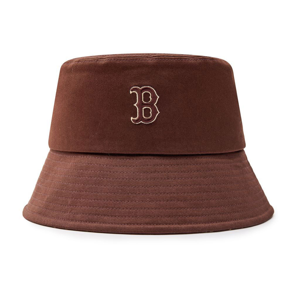 MLB หมวกบักเก็ต Unisex รุ่น 3AHTM103N 43BRD - สีน้ำตาลเข้ม