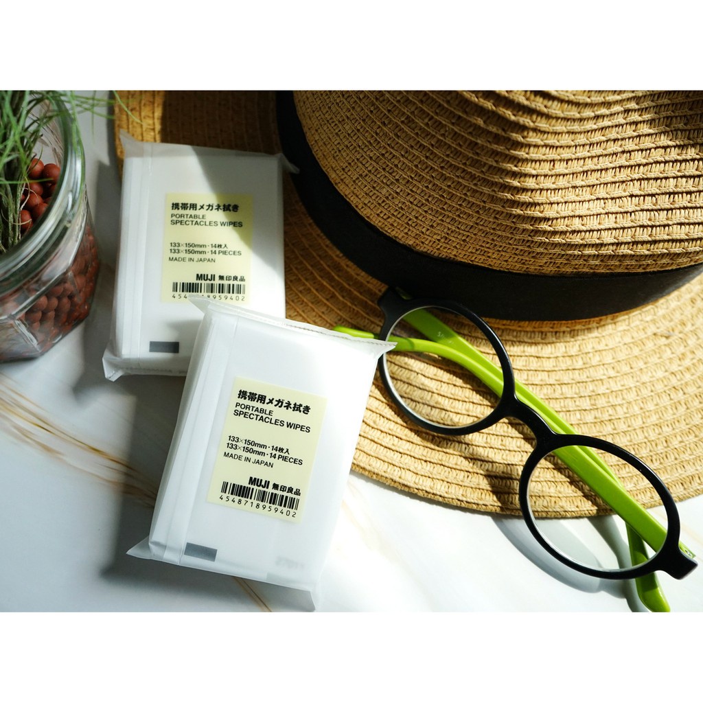 MUJI กระดาษเช็ดแว่นมูจิ Lens Cleansing Glasses สินค้าพร้อมส่งทุกวัน