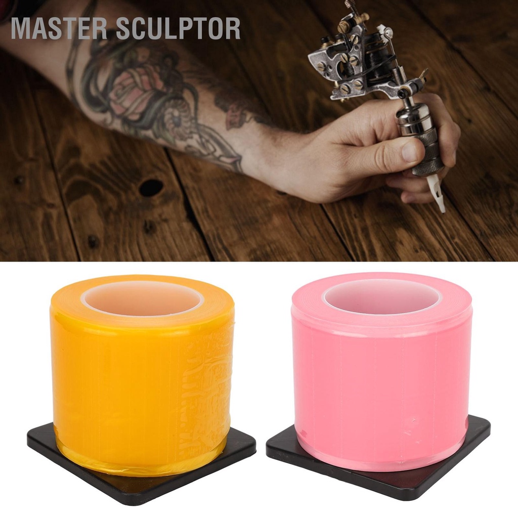 Master Sculptor 1 ม้วน 1200 ชิ้น ฟิล์มกั้นอัตโนมัติ แบบใช้แล้วทิ้ง ดูดซับน้ํา เทปป้องกัน Pe พร้อมฐาน
