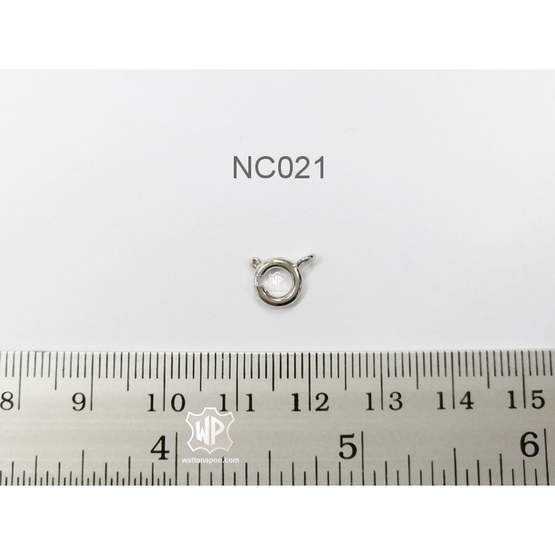 NC-021 ตะขอกลมขนาด7มม. 10 ชิ้น สำหรับสร้อยคอและสร้อยข้อมือ