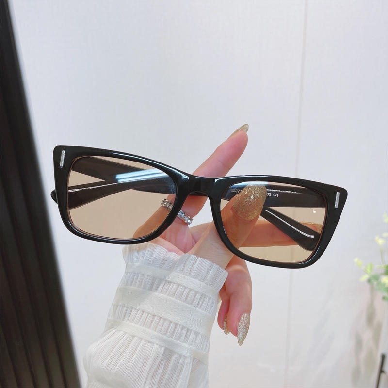 New Item 97110 แว่นตาแฟชั่น แว่นตากันแดด เลนส์สี สีมินิมอลสุดๆ [[ร้านในไทย??สินค้าพร้อมส่ง]]