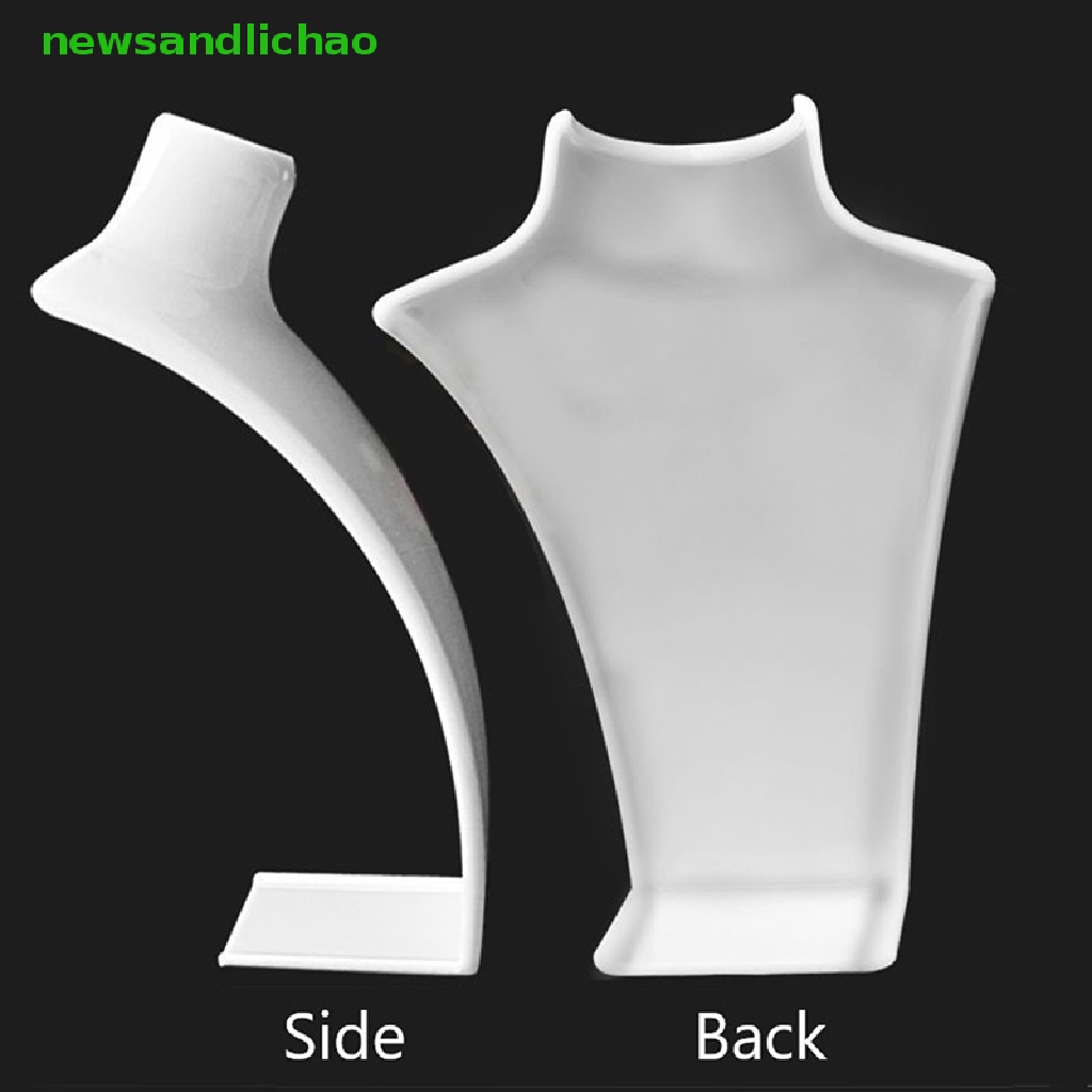 Newsandlichao หุ่นอะคริลิค 4 สี สําหรับโชว์เครื่องประดับ สร้อยคอ ต่างหู