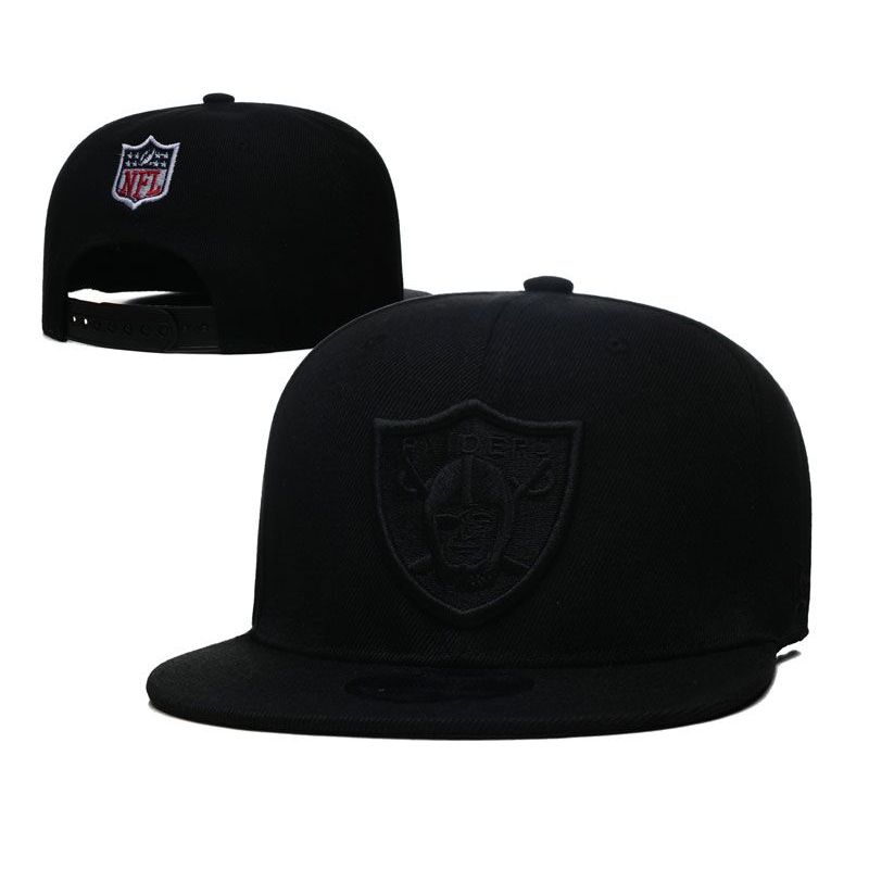 Nfl Oakland Raiders เสื้อยืดฮิปฮอปพิมพ์ลายทีมชาติหมวกสไตล์ฮิปฮอป