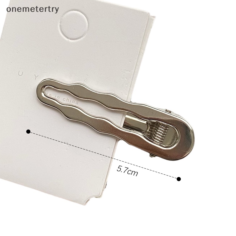 Onem กิ๊บติดผม โลหะ สีเงิน ปากจระเข้ เครื่องประดับ สําหรับผู้หญิง