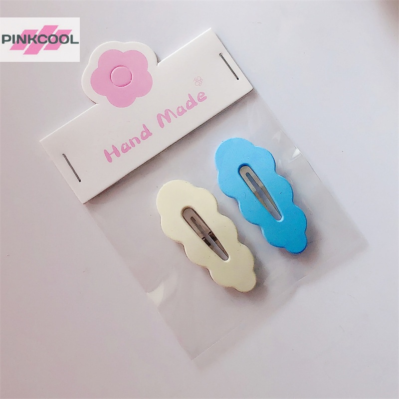 Pinkcool ขายดี ถุงกระดาษแข็ง ลายดอกไม้ สําหรับใส่กิ๊บติดผม สร้อยคอ สร้อยข้อมือ ต่างหู 50 ชิ้น