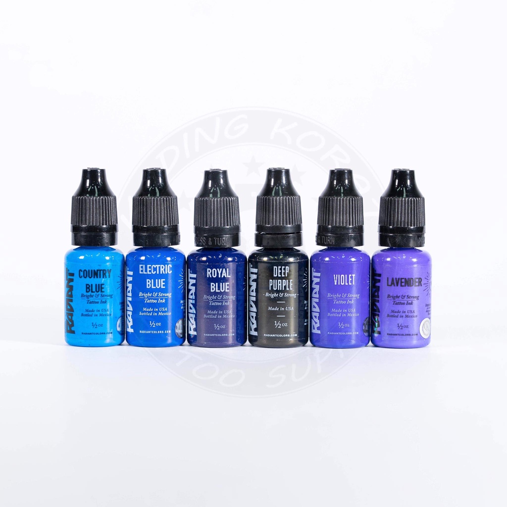Radiant Colors Tattoo Ink  ครึ่งออนซ์ นำเข้าจาก USA สีสำหรับงานสัก หมึกสัก
