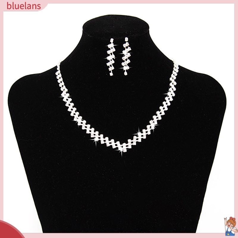 Rhinestone Diamante & ชุดต่างหู