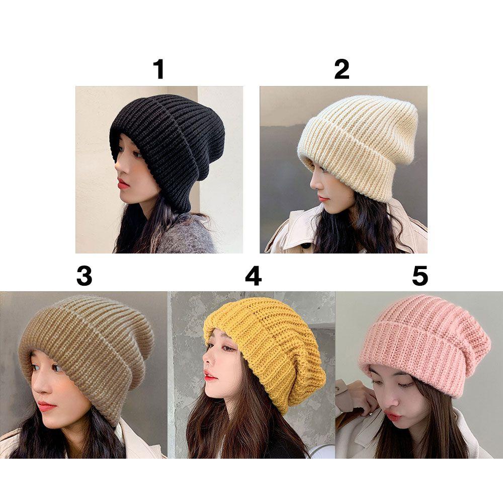 Rowans หมวกบีนนี่ ผ้าถัก ลําลอง 5 สี สําหรับผู้หญิง / ผู้ชาย
