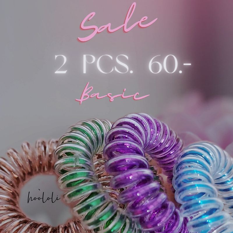 Sale 2 ชิ้น 60❤ยางรัดผม Ho