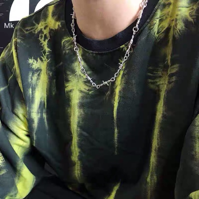Sale สร้อยคอโซ่หนามฮิปฮอป Thorn Spike Chain Necklace พร้อมส่ง