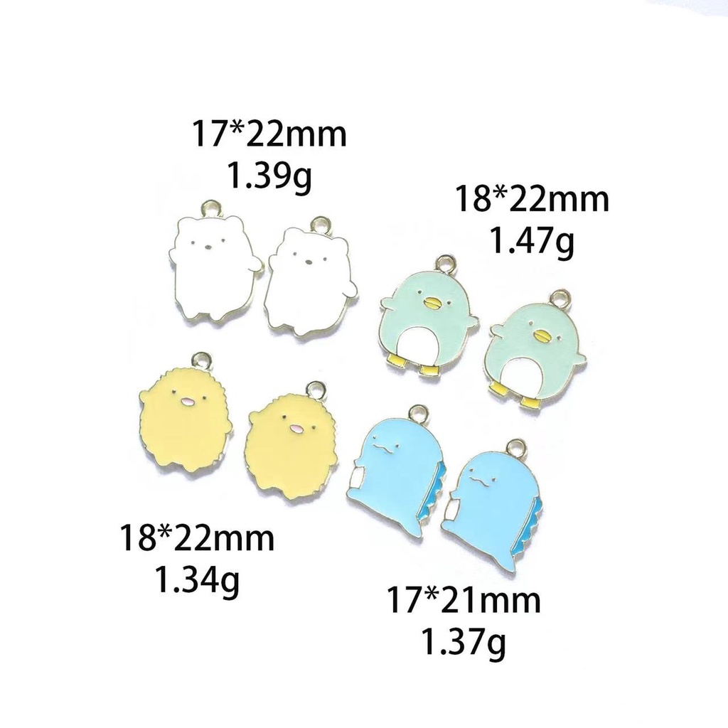 Sumikkogurashi จี้อัลลอย แฮนด์เมด ขนาดเล็ก สําหรับทําเครื่องประดับ ต่างหู สร้อยข้อมือ diy