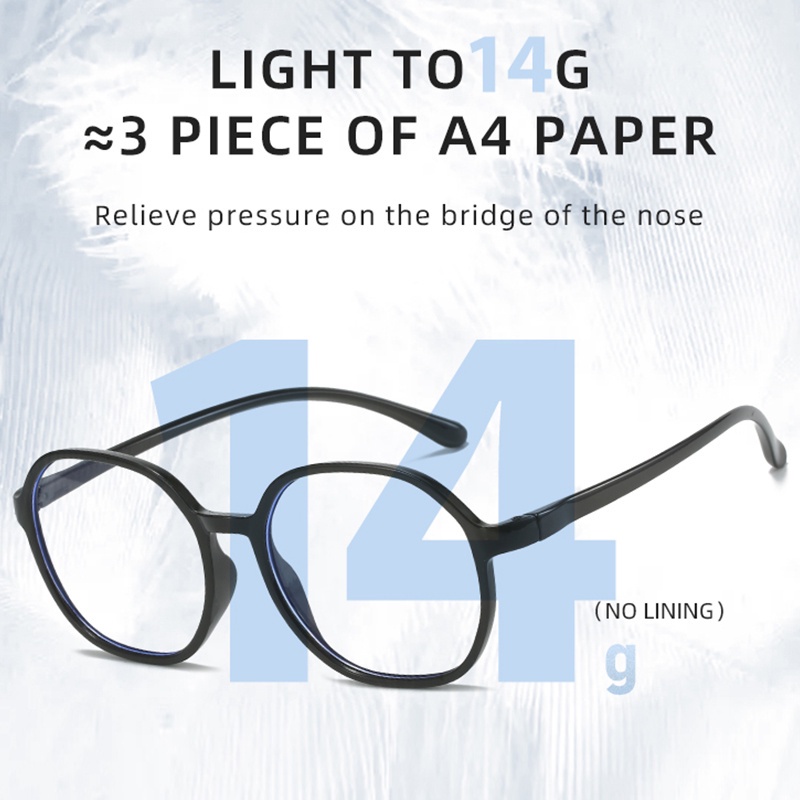 Ty180 แว่นตาอ่านหนังสือ FDA พลาสติก ป้องกันแสงสีฟ้า 1.0 1.5 2.0 2.5 3.0 3.5 4.0 1 ชิ้น