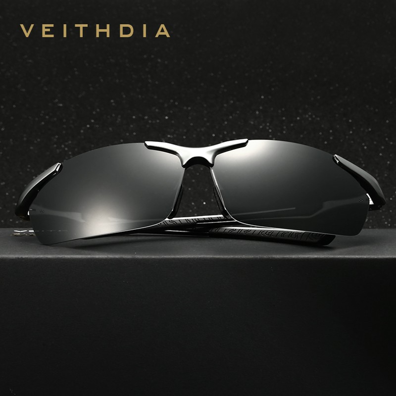VEITHDIA แว่นตากันแดด อลูมิเนียม โพลาไรซ์ เหมาะใส่เล่นกีฬา สำหรับผู้หญิงและผู้ชาย