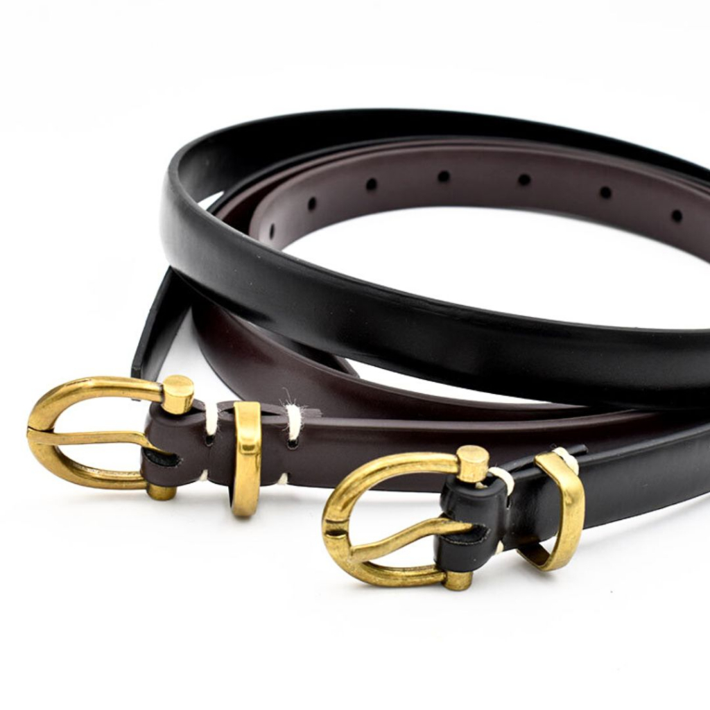 [W0090] เข็มขัดหนัง สายเล็ก มัลติฟังก์ชั่น สไตล์วินเทจ Belts เข็มขัดเกาหลี แฟชั่นสําหรับผู้หญิง