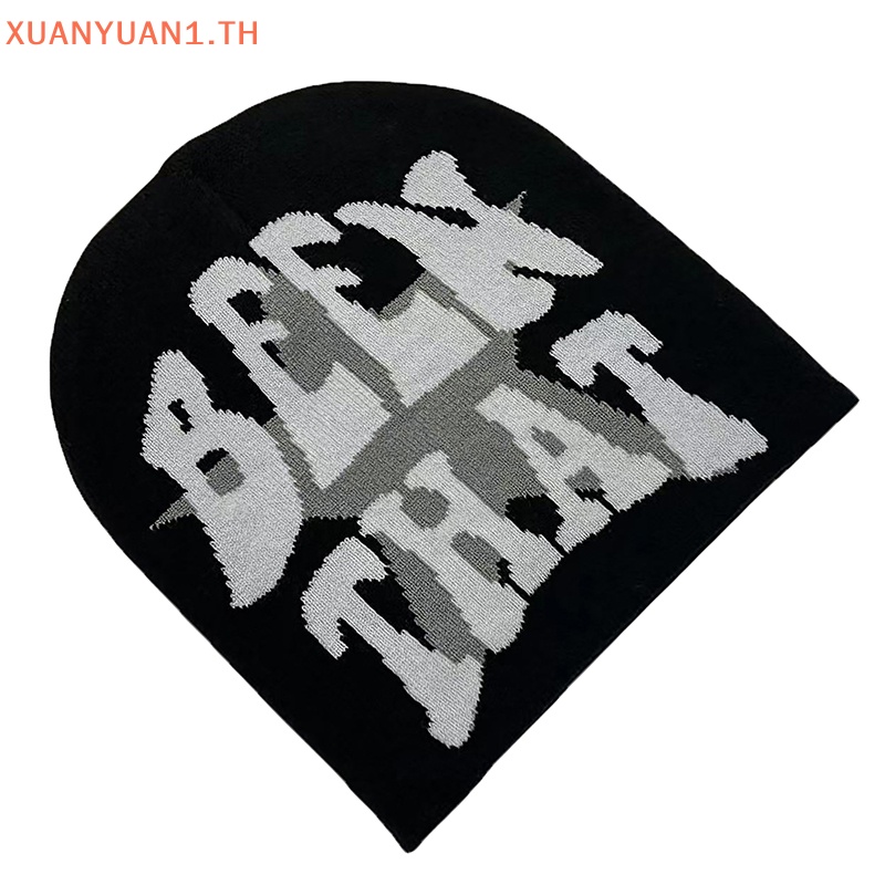 Xuan หมวกบีนนี่ถัก ลายหัวกะโหลก Kpop สําหรับผู้หญิง และผู้ชาย