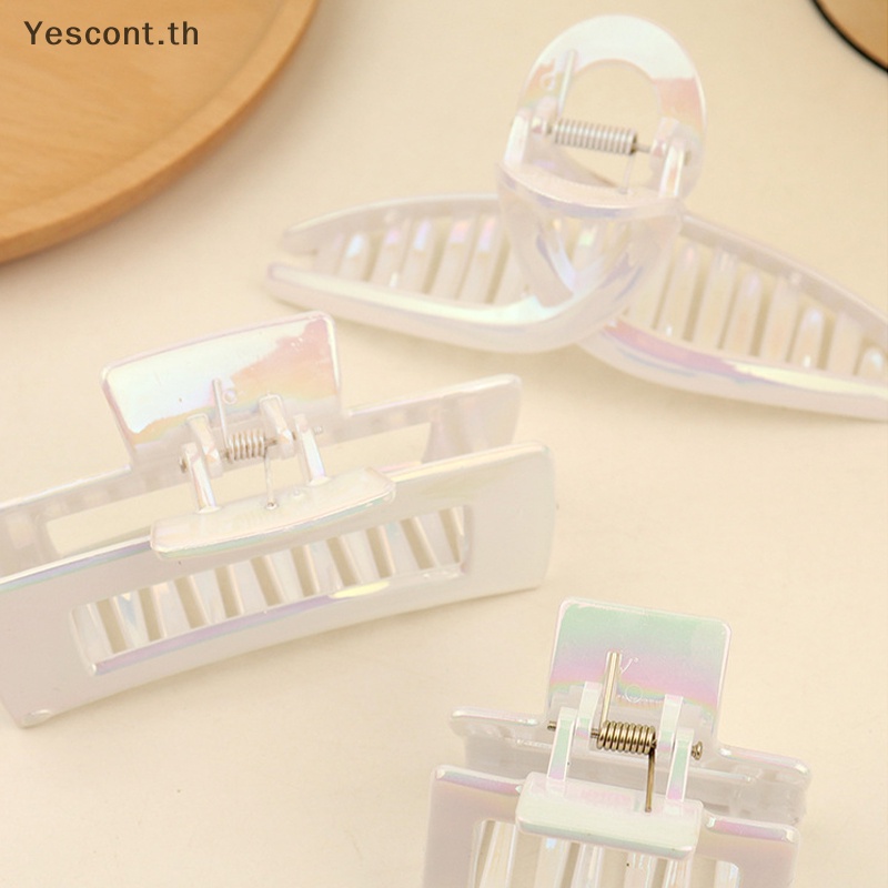 Yescont กิ๊บติดผมพลาสติก ขนาดใหญ่ สําหรับผู้หญิง TH