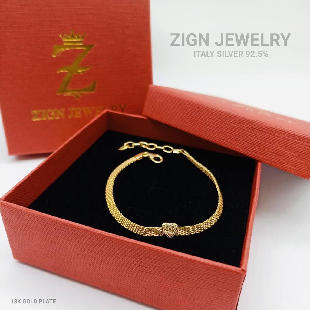 Zign Jewelryสร้อยข้อมือ (ITALY 925) BSY01 เงินแท้ นำเข้าจากอิตาลี่