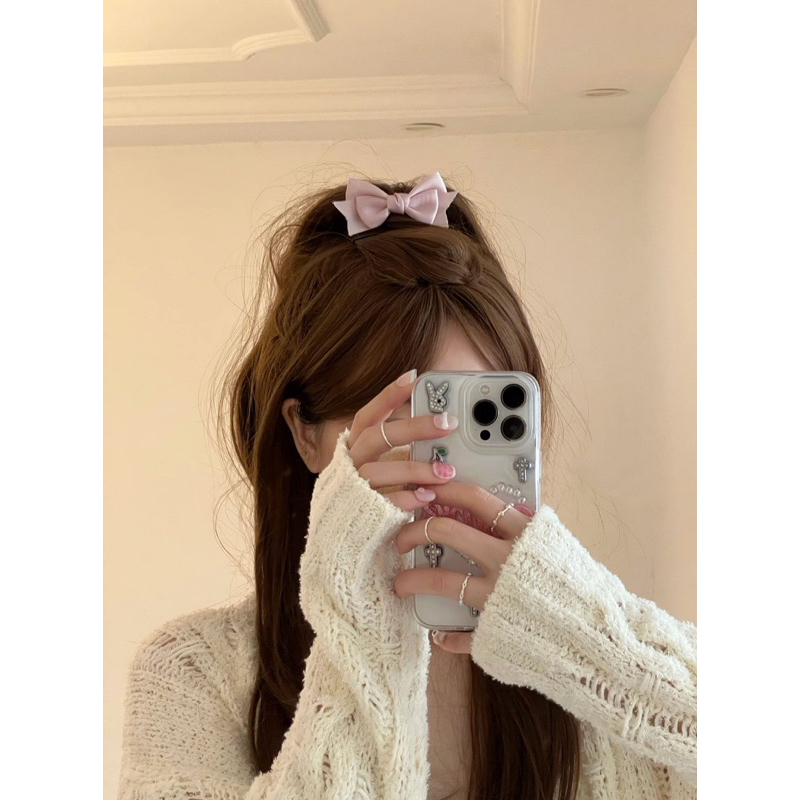 blinkgirl 〰️ 10.10 new arrivals  พร้อมส่ง   hair clips  กิ๊บติดผมโบว์ ได้ 2 ชิ้นน้า