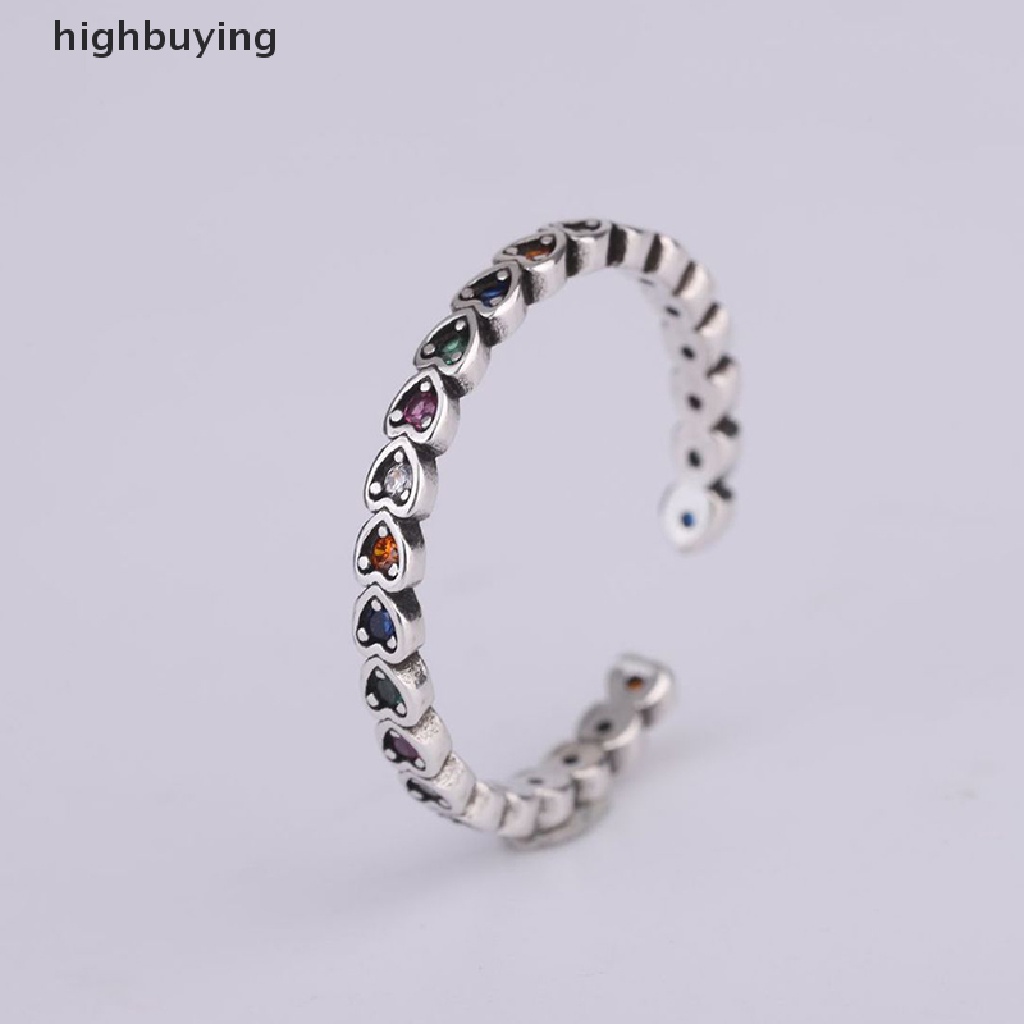 [highbuying] ใหม่ แหวนเงินแท้ 925 ประดับเพทาย เพชร รูปหัวใจ น้ําผึ้ง หรูหรา สําหรับผู้หญิง พร้อมส่ง