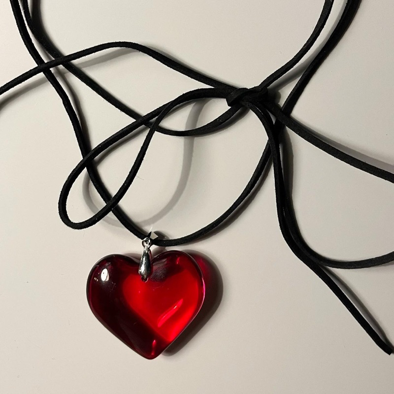 i/flower/you รุ่น glassy heart (red color)