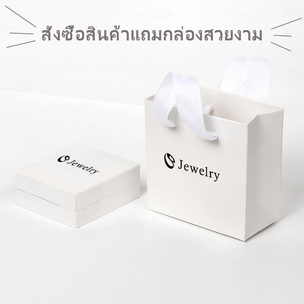 jewelry ต่างหูทอง 18K ต่างหูแฟชั่นลูกปัดเงา 251e