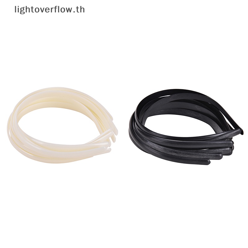 [lightoverflow] ที่คาดผมพลาสติก ไม่มีฟัน 2 สี DIY สําหรับเด็ก 10 ชิ้น ต่อชุด
