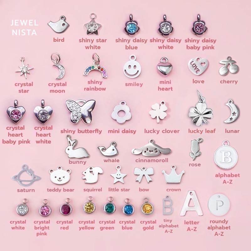 mini necklace รวมสร้อยคอจี้จิ๋ว [เลือกจี้ และ แจ้งจี้ทางแชท]