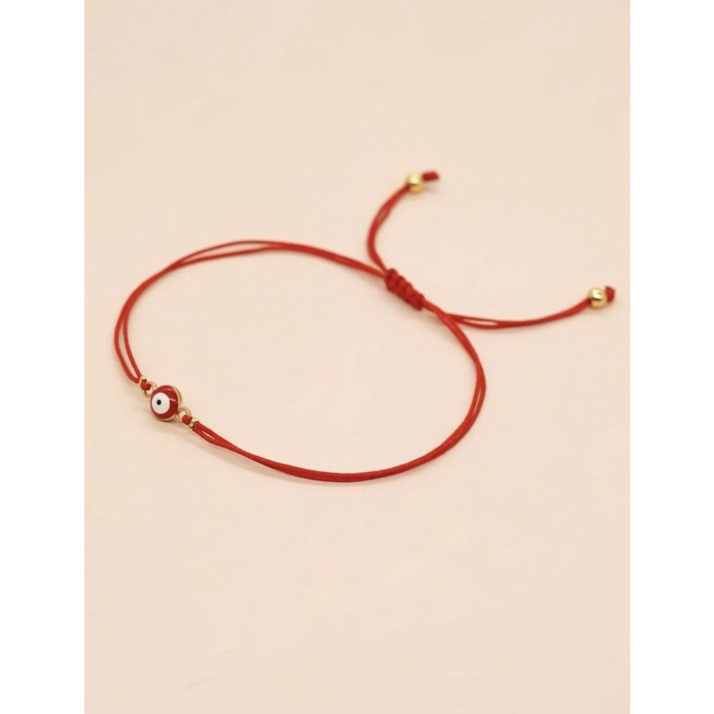 mini red Evil eye Nazar eye  bracelet กำไลมงคล ปกป้องผู้สวมใส่ ความสัมพันธ์ H101