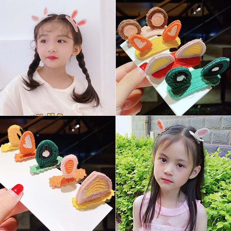 nana*L2*กิ๊บหนีบผมถักสไตส์เกาลีลายน่ารักใช้ได้ทังผูใหญ่และเด็กค่ะ