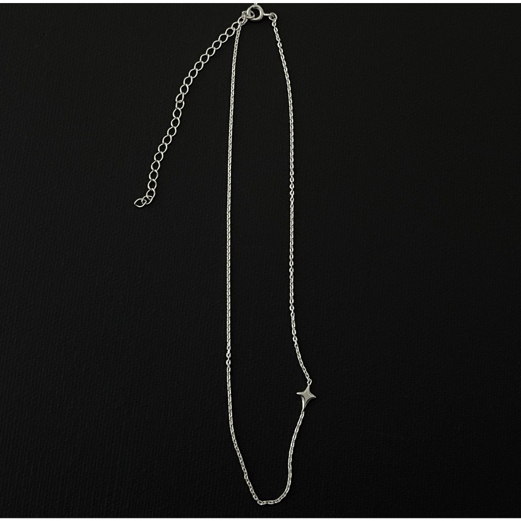 (necklace,เฉพาะสร้อย) : TWINKLE STAR NECKLACE SILVER925 / สร้อยคอเงินแท้ ราคาต่อเส้น | YOUR WISHLIST