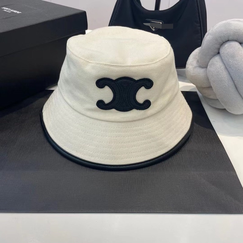 new#หมวก bucket Ceeelinnee（皮质）