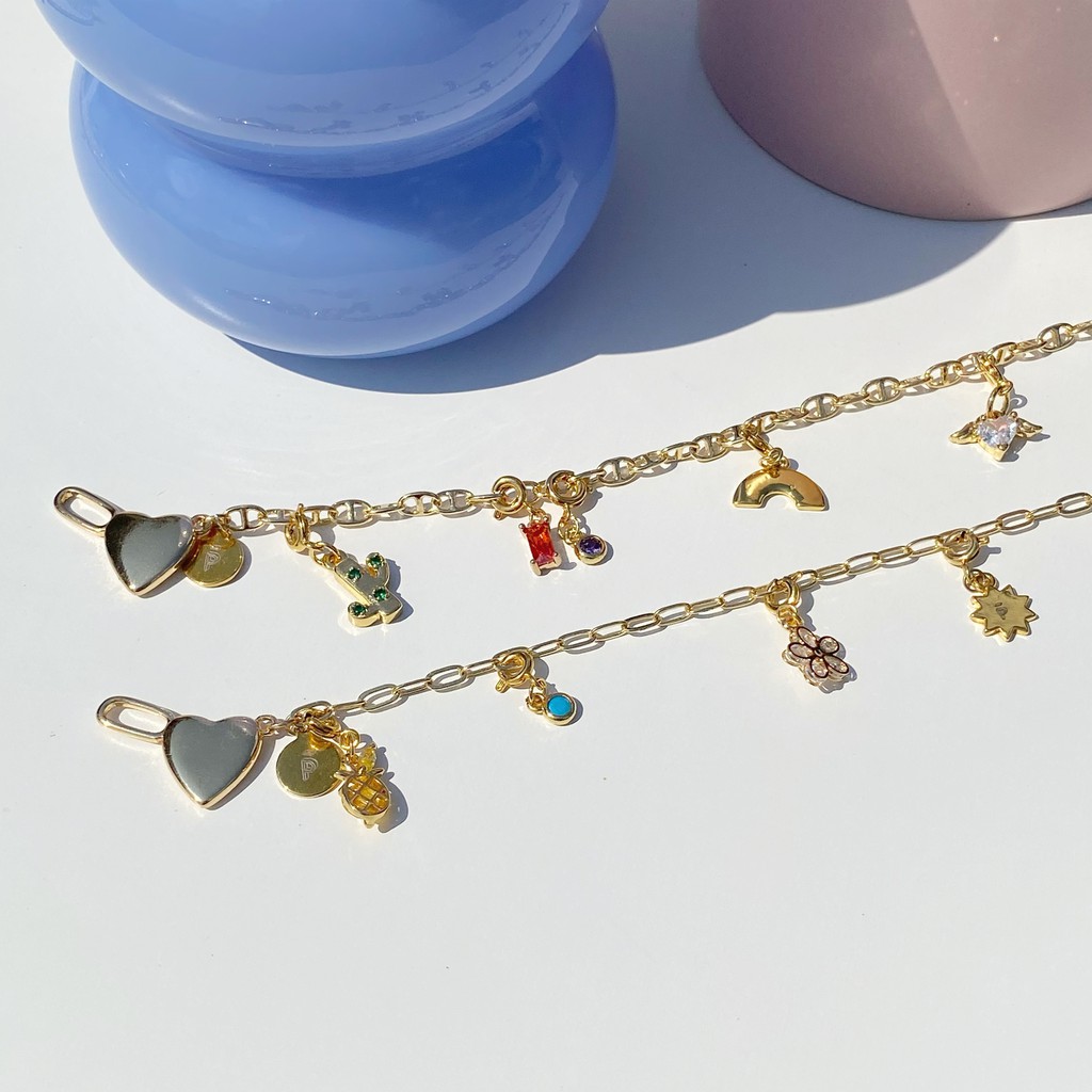 play.palette - Heart stick bracelet (only bracelet) แจ้งไซส์ข้อมือแบบวัดพอดี