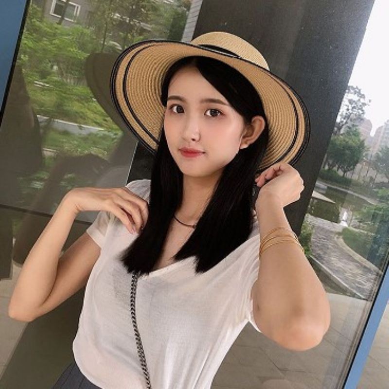 sale สิ้นปี ‼️ หมวกสานคาดโบว์ น่ารักสุด