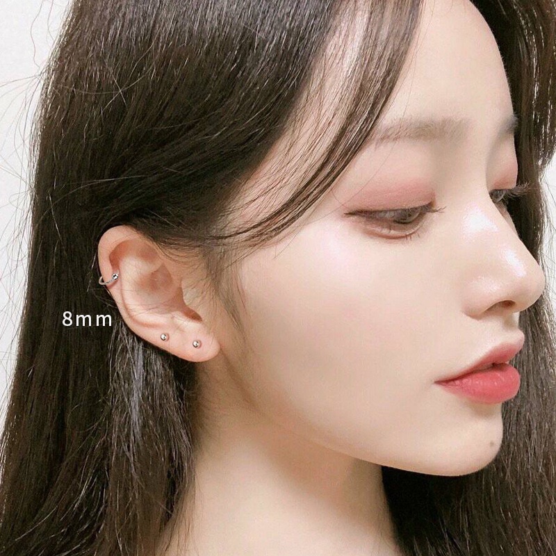 (silver 925) จิวห่วงเล็กมีบอล จิวหู จิวจมูก (รุ่นใหม่)