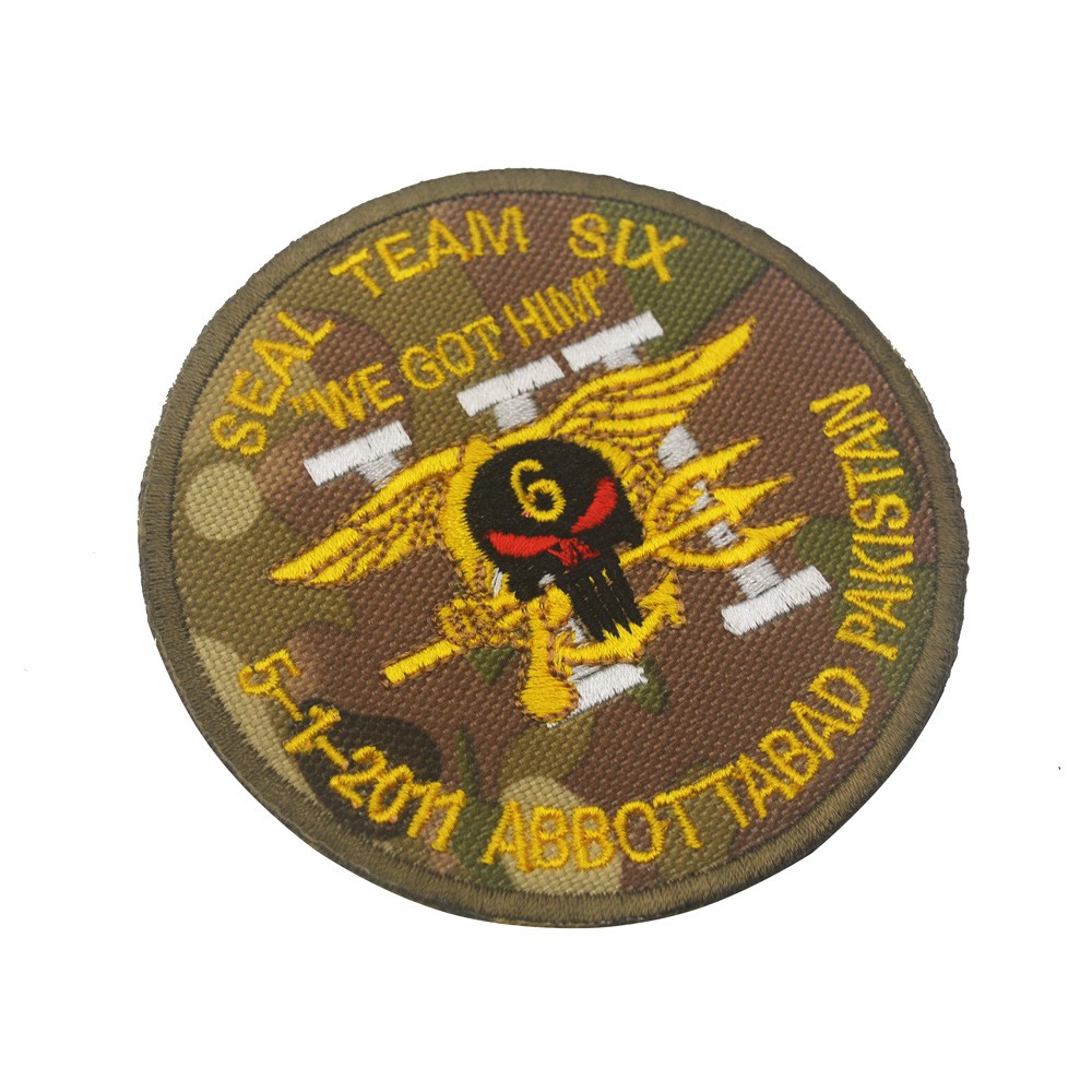 us navy seal team 6 six vi แผ่นผ้าเย็บปักลายสําหรับเย็บปักตกแต่งเสื้อผ้า