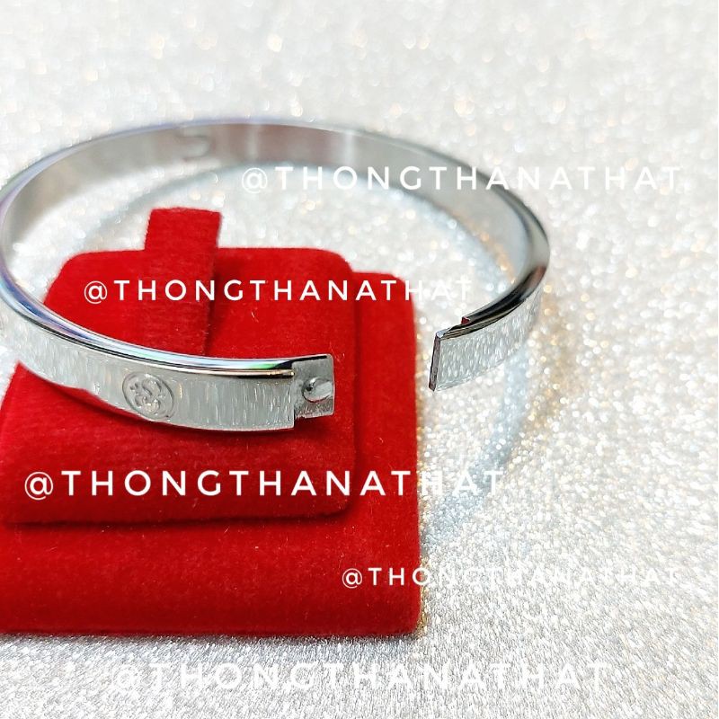 กำไลโอม กำไลพระพิฆเนศ เทพเจ้าแห่งความสำเร็จ ** หน้าเล็ก 6 mm.**