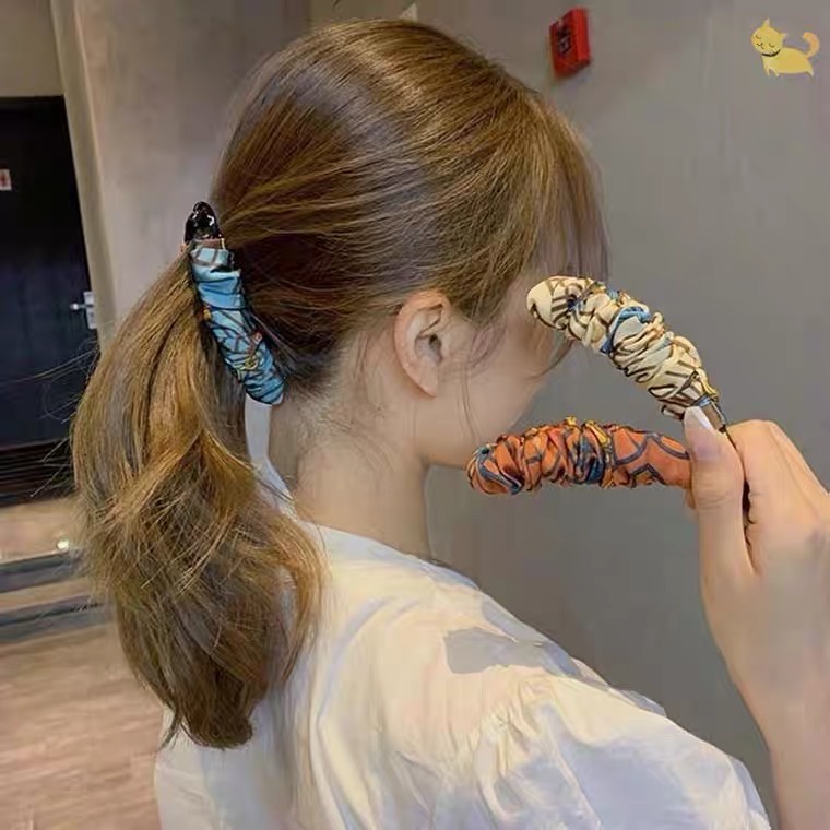 กิ๊บกล้วยติดผมพร้อมส่ง Fabric Banana Clip กิ๊บเกาหลี กิ๊บกล้วย กิ๊บแฟชั่น