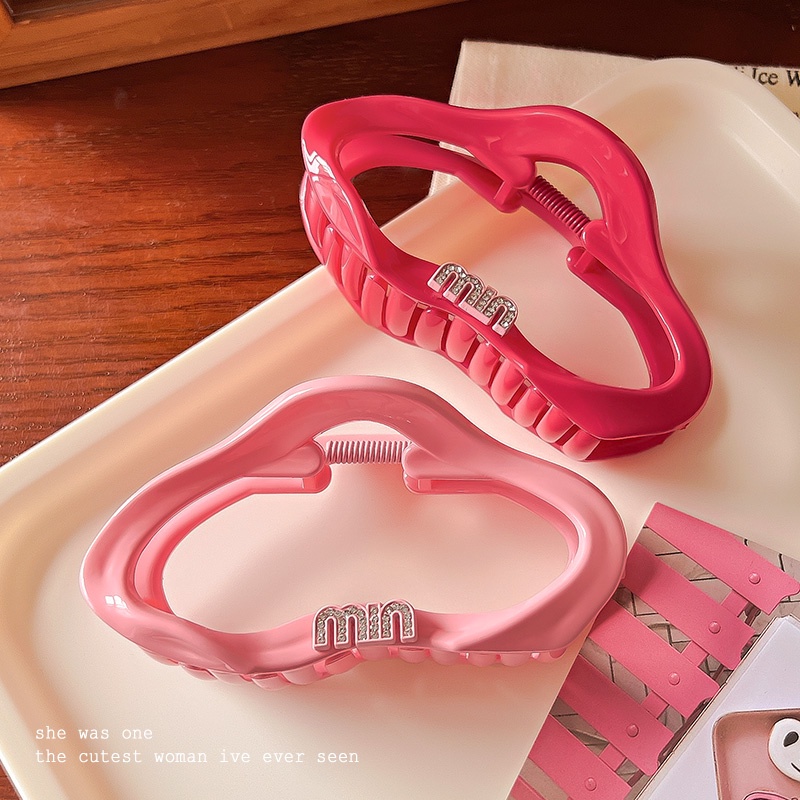 กิ๊บติดผม รูปก้อนเมฆน่ารัก สีชมพู แฟชั่นฤดูร้อน สําหรับผู้หญิง