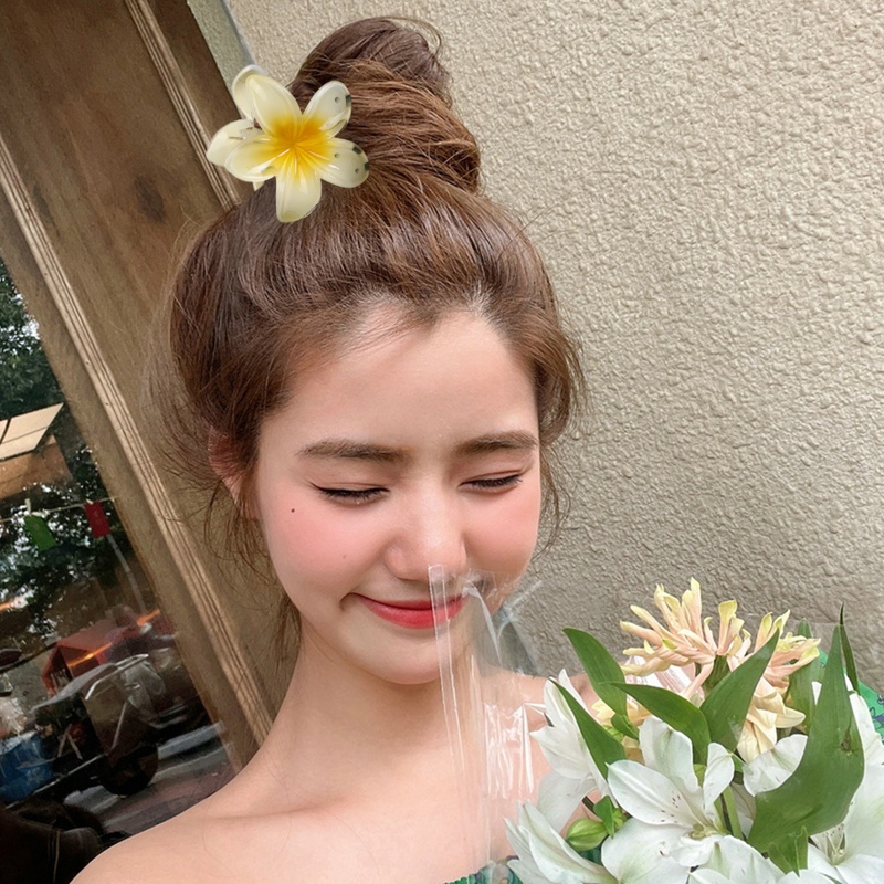 กิ๊บติดผม รูปดอกไม้ ปลาฉลาม สไตล์เรโทร สําหรับผู้หญิง