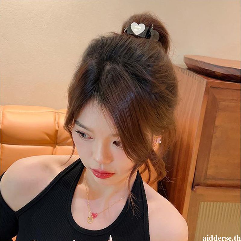 กิ๊บติดผม รูปตัวอักษร หัวใจ หางม้าสูง สําหรับผู้หญิง