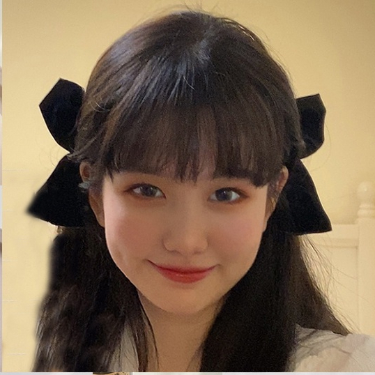 กิ๊บติดผม รูปเป็ด ประดับโบว์ แบบครึ่งด้าน สไตล์เกาหลี สําหรับผู้หญิง
