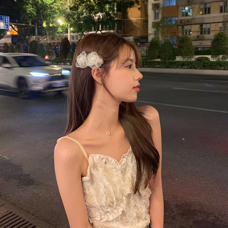 กิ๊บติดผม ลายดอกคามิเลีย แฟชั่นสไตล์เกาหลี สปอตสินค้า