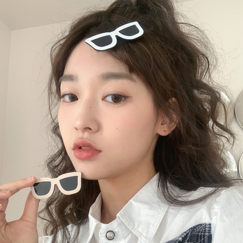 กิ๊บติดผม แว่นตากันแดด ตลก สําหรับผู้หญิง 1 ชิ้น