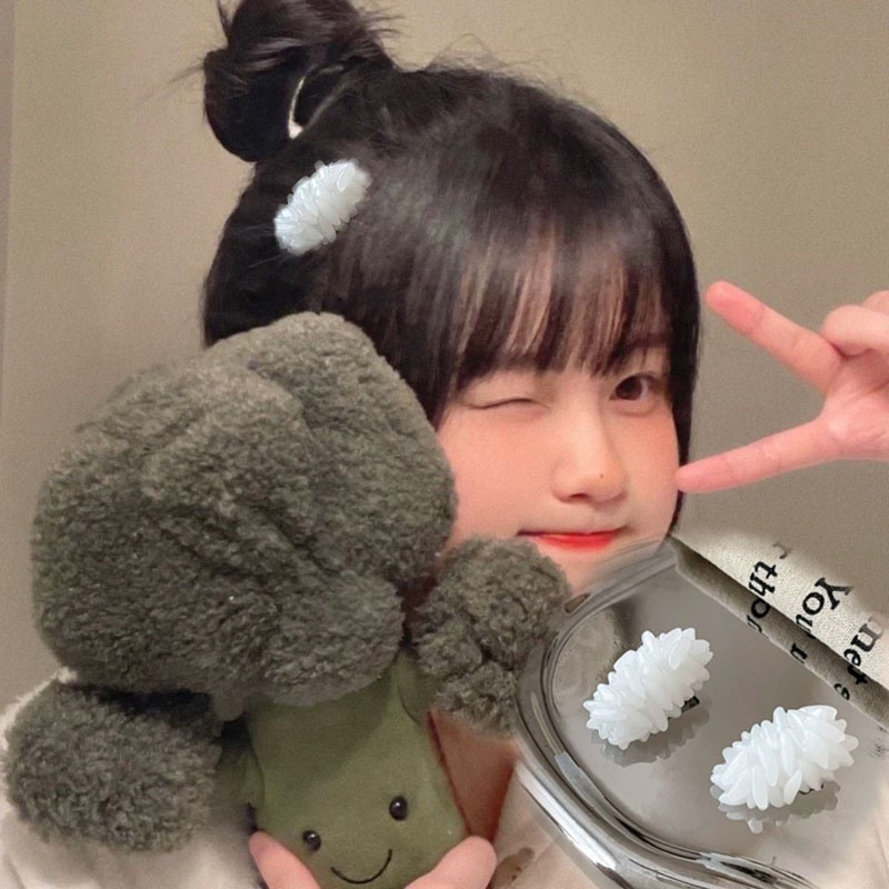 กิ๊บติดผมหน้าม้าจําลอง สไตล์เกาหลี เครื่องประดับผมแฟชั่น สําหรับเด็กผู้หญิง