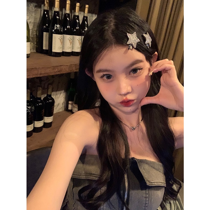 กิ๊บติดผมอะคริลิค รูปดาว เครื่องประดับ สําหรับเด็กผู้หญิง จํานวน 1 ชิ้น