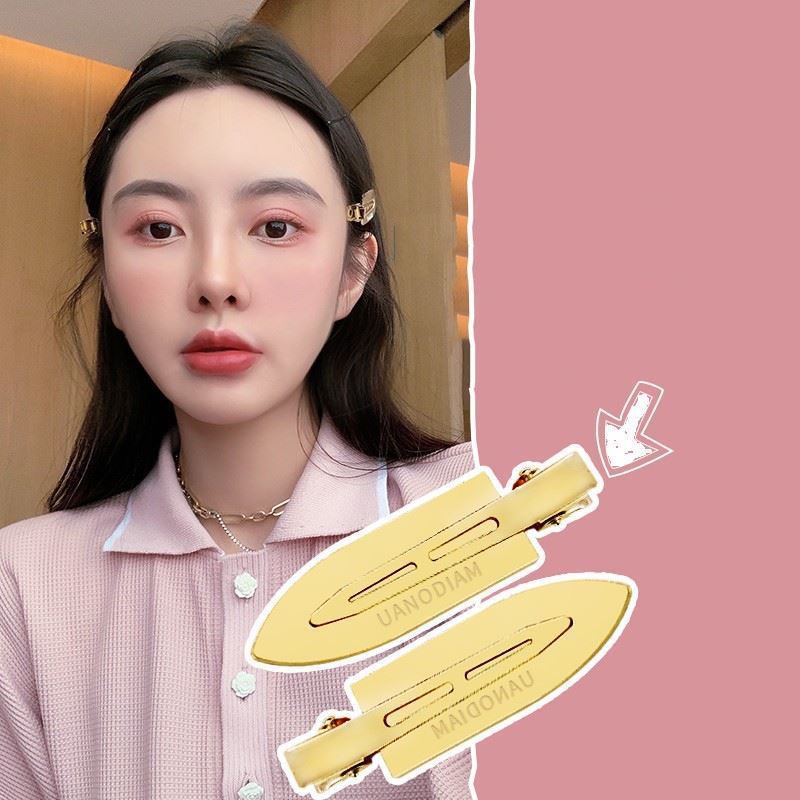 กิ๊บติดผมแฟชั่นสไตล์เกาหลีไร้รอยต่อ 2 ชิ้น/ชุด