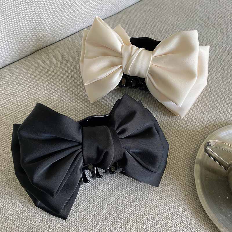 กิ๊บติดผมโบว์ใหญ่ Pincer Claw Clip  11 cm. สวยเรียบน่ารัก/ กิ๊บหนีบผม กิ๊บผมเกาหลี