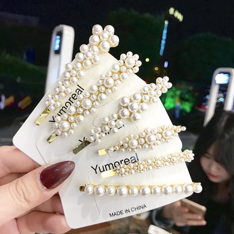 กิ๊บติดผมไข่มุกผู้หญิง กิ๊บเกาหลี 1pcs