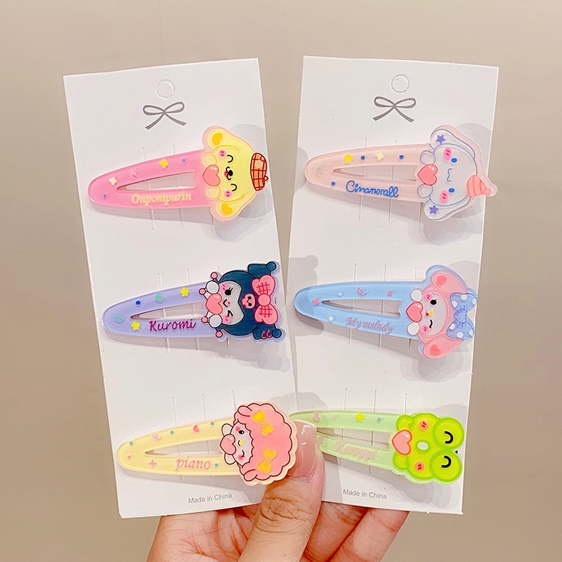 กิ๊ฟติดผมอะคริลิก ลายการ์ตูนน่ารัก