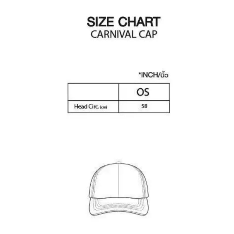 [ ของแท้ ] หมวก CARNIVAL Fall/Winter 2023 Classic Collection (Drop 3) CLASSIC LOGO LO CAP ของใหม่ พร้อมส่ง